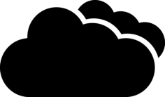 Clouded Pronostic Outline Svg File, Free Vectors File